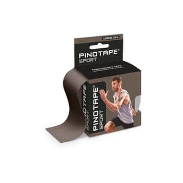 PINO PINOTAPE Sport, korekcijska traka, tamno siva, 5 cm x 5 m