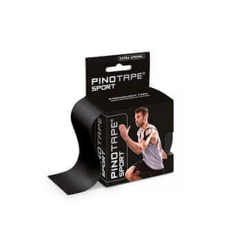 PINO PINOTAPE Sport, crna, 5 cm x 5 m