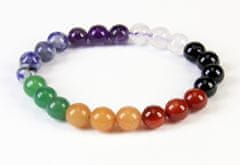AWG Karako narukvica za čakre - više vrsta kamena - kuglice 8 mm