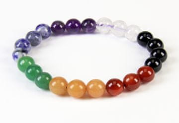 AWG Karako narukvica za čakre - više vrsta kamena - kuglice 8 mm