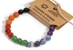AWG Karako narukvica za čakre - više vrsta kamena - kuglice 8 mm