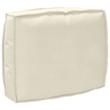 Vidaxl Jastuk Krema 50 x 40 x 12 cm Oxford tkanina