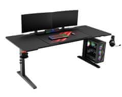 Genesis HOLM MODULAR 180 uredski / gaming stol, modularni, robusna konstrukcija, podesiva visina, RGB LED rasvjeta, crni