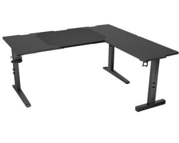 Genesis HOLM MODULAR 160 CORNER uredski / gaming stol, modularni, robusna konstrukcija, podesiva višina, RGB LED rasvjeta, crni