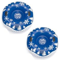 JOJOY® Snježna tuba za djecu i odrasle, napuhiva sankanja s ručkama, zimska zabava na snijegu (1+1 Gratis) | S2NOWRIDER, plava