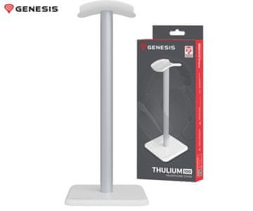 Genesis THULIUM 100 stalak za slušalice, protuklizna baza, metal, 245x100x100 mm, bijela (Howlite White)