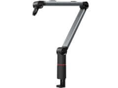 Genesis THULIUM 700 mikrofonski stalak/ruka, univerzalni dizajn, adapteri uključeni, podešavanje u 3 točke, držači kabela, metalni, crno-siva