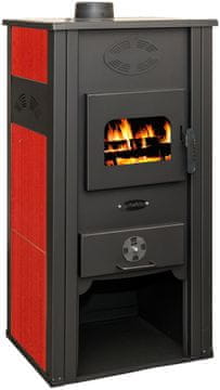 TST Termo Etaž A kamin na drva, crveni