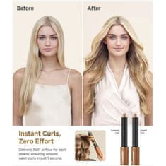 Dreame Airstyle Pro sušilnik i oblikovatelj kose s 7 nastavaka, smeđa