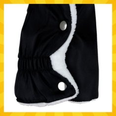 Kruzzel zimske rukavice za kolica od flisa – Crne