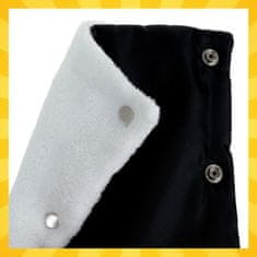 Kruzzel zimske rukavice za kolica od flisa – Crne