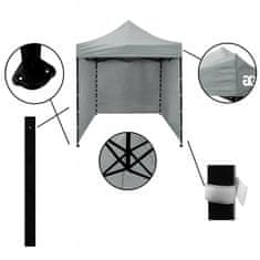 Aga Šator na sklapanje PARTY 2x3m Sivi