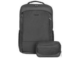 Natec KUDU PLUS univerzalni 3u1 ruksak, + organizator, za prijenosna računala do 39,6 cm (15,6), 16 L, vodootporan, crni