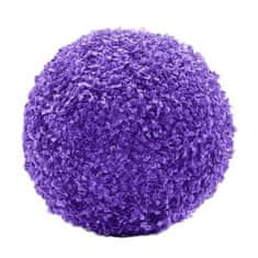 HOME & MARKER® Umjetna kuglasta biljka za vrt i terasu, dekoracija otporna na UV i vodu | TOPIORB Ljubičasta , 18 cm