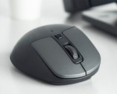 Natec BLACKBIRD 2 bežični miš, ergonomski, USB 2.4GHz, 1600DPI, tihe tipke, 1x AA, crni