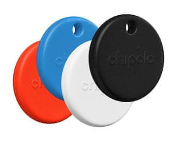Chipolo POP pametni tracker, set od 4 boje - crvena/plava/crna/bijela