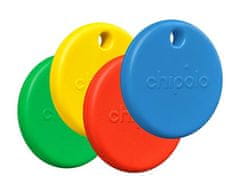 Chipolo POP pametni tracker, set od 4 boje - zelena/žuta/crvena/plava