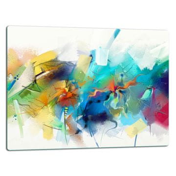 STAKLENA DASKA ZA REZANJE 52x40 BOJA