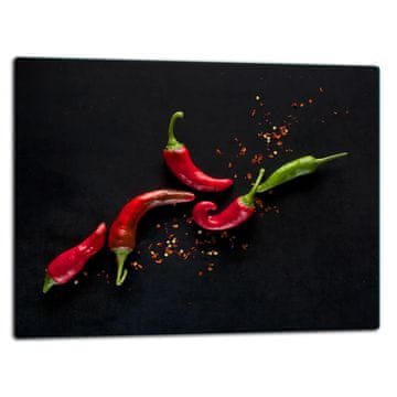 STAKLENA DASKA ZA REZANJE 52x40 ČILI PAPRIKA