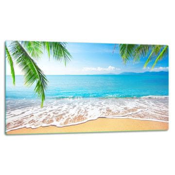 STAKLENA DASKA ZA REZANJE 52x30 BEACH