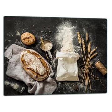STAKLENA DASKA ZA REZANJE 52x40 ZA KRUH