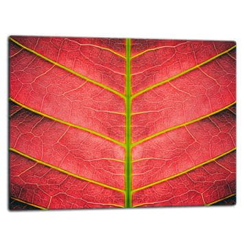 STAKLENA DASKA ZA REZANJE 52x40 LIST CVIJET
