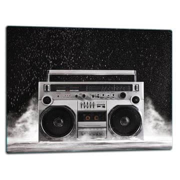 STAKLENA DASKA ZA REZANJE 52x40 RADIO