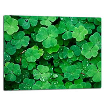 STAKLENA DASKA ZA REZANJE 52x40 ZELENA