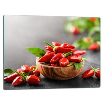 STAKLENA DASKA ZA REZANJE 52x40 CHILLI