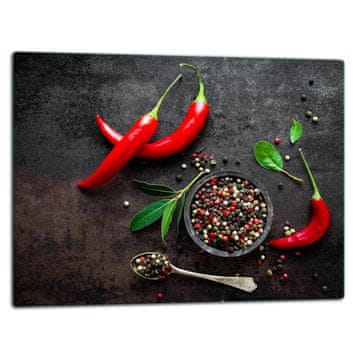 STAKLENA DASKA ZA REZANJE 52x40 CHILLI