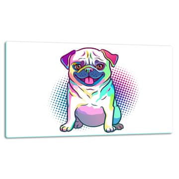 STAKLENA DASKA ZA REZANJE 52x30 DOG
