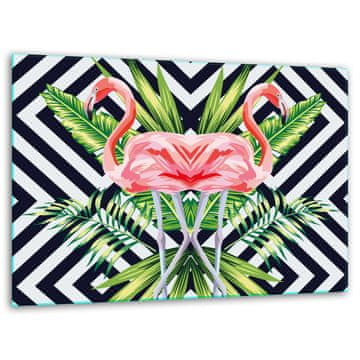 Stakleni stalak za dasku za rezanje 40x30 Flamingo