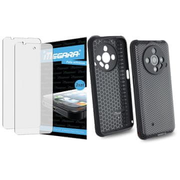 ULEFONE ARMOR X31 / X31 PRO zaštitna folija + silikonska futrola crna TPU
