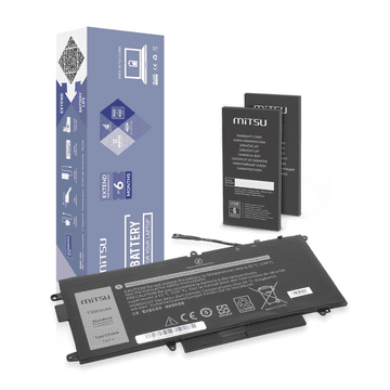 K5XWW Baterija za Dell Latitude 5289 7390 2-u-1 - 7300mAh
