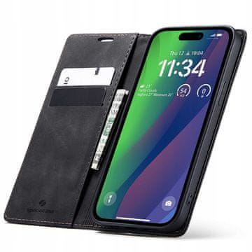 novčanik za iPhone 15 Plus crni