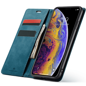 novčanik za iPhone X/Xs plavi