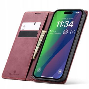 novčanik za iPhone 15 crvene boje