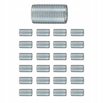 moonlight NAVOJNI CIJEVNI NIPL M10 X 25 MM SET OD 25 - ZA SVJETILJKE I RASVJETU