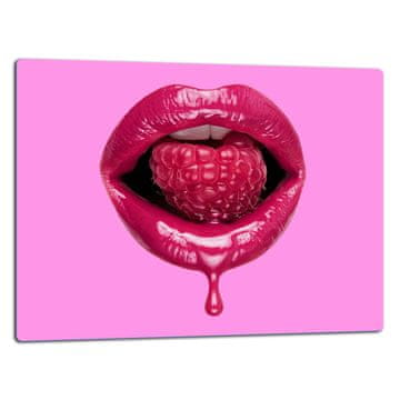 STAKLENA DASKA ZA REZANJE 52x40 MOUTH FRUIT