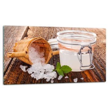 STAKLENA DASKA ZA REZANJE 52x30 SALT