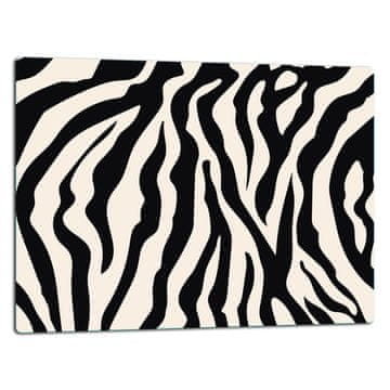 STAKLENA DASKA ZA REZANJE 52x40 ZEBRA