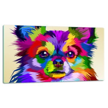 STAKLENA DASKA ZA REZANJE 52x30 DOG