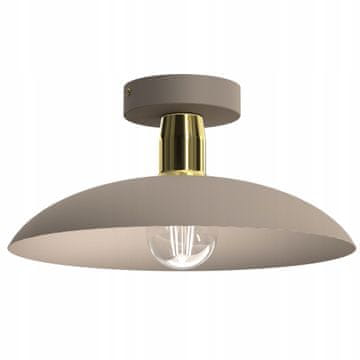 moonlight VISEĆA LAMPA VELIKA ŽARULJA E27 KAŠMIR ZLATNA METALNA POLIRANA LED ŽARULJA 30 CM