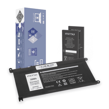 mitsu WDX0R P75F P62F P66F T2JX4 WDXOR baterija za Dell