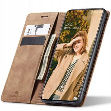 novčanik za Galaxy A71 svijetlosmeđe boje