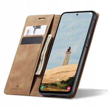 novčanik za Galaxy A56 svijetlosmeđe boje