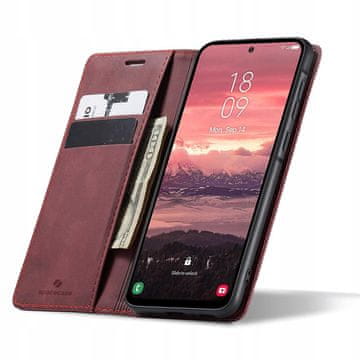 novčanik za Galaxy A56 crvene boje