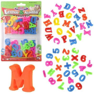 Nobo Kids SLOVA BROJEVI MAGNETSKI ABECEDNIČKI BROJEVI NA MAGNETU ZA PLOČU SET OD 52 DIJELA