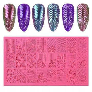 BORN 3D silikonski kalup za nokte ZJOY-3D-L02