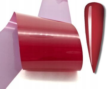 FOLIJA ZA PRIJENOS NOKTIJU 10cmx4cm BORDO